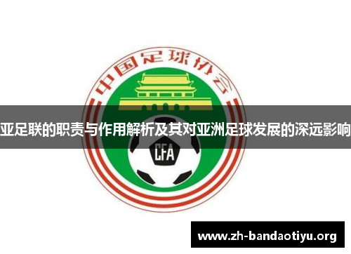 亚足联的职责与作用解析及其对亚洲足球发展的深远影响